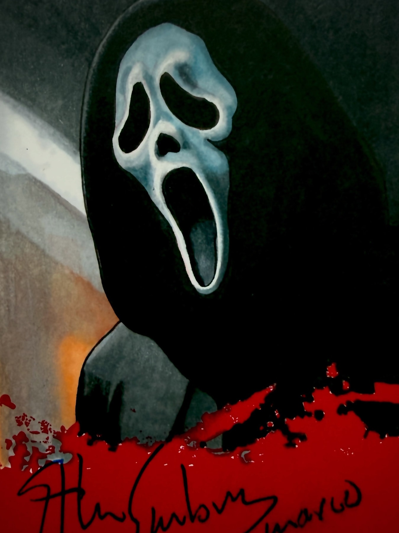 Ghostface sketch cards for Scream 7